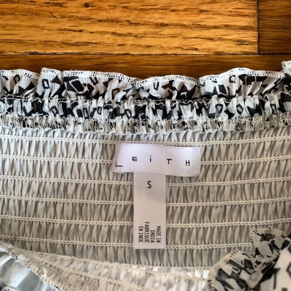 Leith Nordstrom Asymmetrical Midi Dress Floral S - Picture 8 of 9